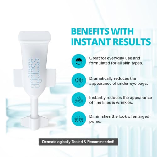 Instantly Ageless Eye Cream - 5 Vials Anti-Aging Puffiness Treatment