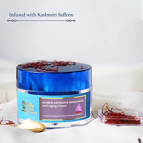 Blue Nectar Face Moisturizer & Turmeric Face Mask - Natural Ayurvedic Skincare Set for Radiant Skin