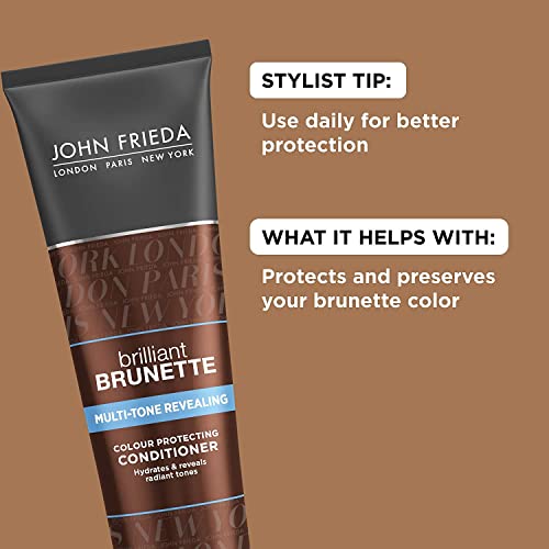 John Frieda Brilliant Brunette Multi-Tone Revealing Moisturizing Conditioner 8.45 oz (Pack of 5)