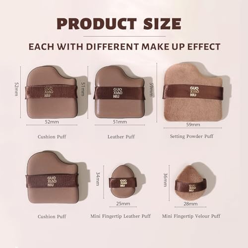 24pcs Powder Puffs Set With 4 Cases, Cushion foundation puff, Velour Makeup Puff, Setting Powder Puff, Reusable & Washable, Ideal For Foundation, Powder Cream, Setting, Christmas Gifts For Women