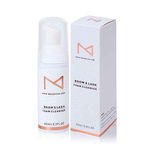 M - Permanent Makeup Brow & Lash Foam Cleanser For Eyelash Extensions, Microblading, Powder Brows, Eyebrows, Nano Brows, Permanent Make Up 60ML
