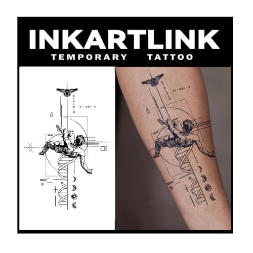 Semi-Permanent Tattoo Sheets - Waterproof, Lasts 1-2 Weeks