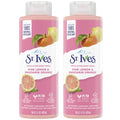 St. Ives Exfoliating Body Wash, Pink Lemon & Mandarin Orange 2-Pack ? Made with 100% Natural Exfoliants for Glowing Skin, 16 Oz Ea