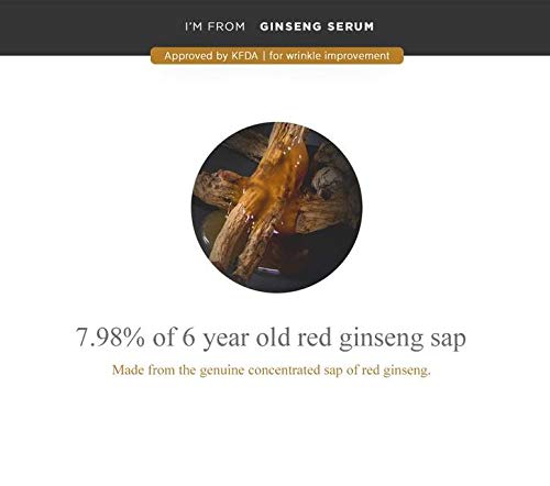 [I'M FROM] Ginseng Serum, 30ml, elasticity, anti-wrinkle, 7.98% ginseng extract