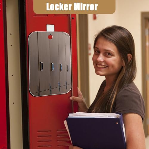 Fogless Shower Mirror 8x6 Inch - Shatterproof Travel & Camping