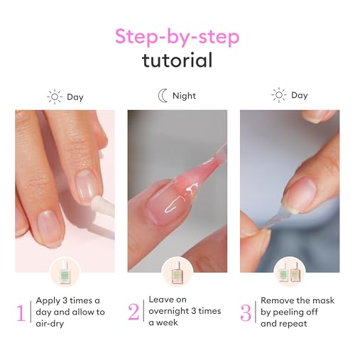 Manucurist Day & Night Nail Strengthener Care Kit - Vegan Serum & Mask