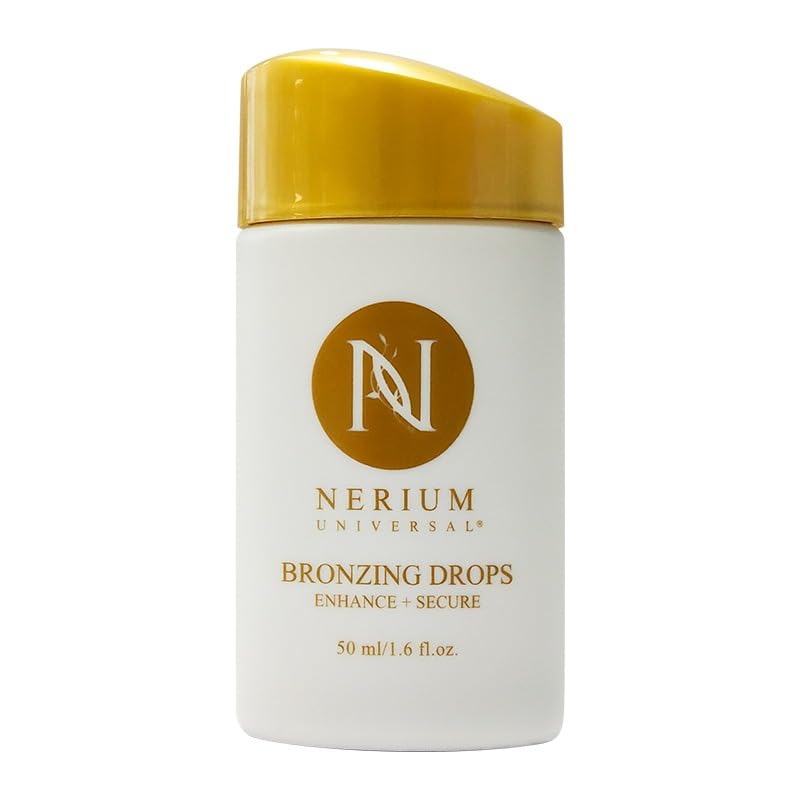 Nerium Glow Bronzing Drops - Hydrating Sun-Kissed Serum for Face, Fragrance-Free 50ml