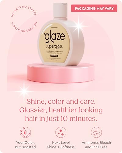 Glaze Supergloss Color Conditioning Gloss – 6.4 Oz Warm Blonde