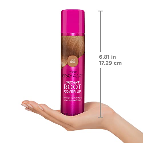 EVERPRO Gray Away Root Cover Spray 2.5oz Light Brown