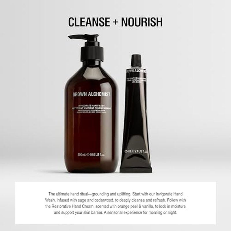 Grown Alchemist Restorative Hand Cream - Vanilla & Orange Peel (65ml)