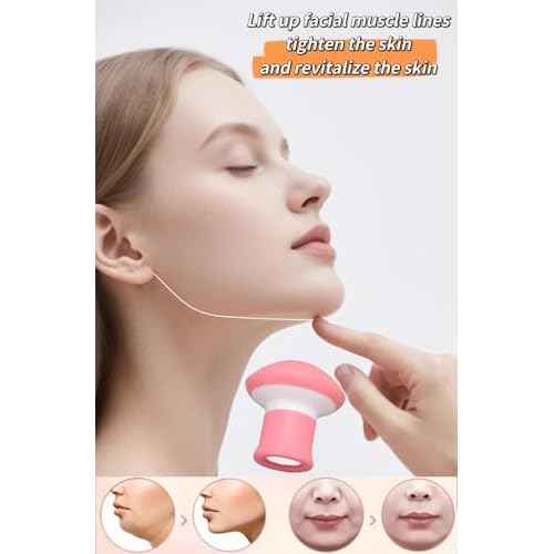 Jaw Exerciser,Double Chin Reducer,Facial Yoga for Skin Tighten Firm,Face Exerciser& Jawline Shaper, Jaw Trainer,Facial and Neck Exercise for Women and Men (One)