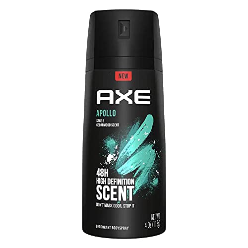 AXE Apollo Body Spray for Men, 4 oz (10-Pack)