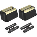 2 Pack Professional 5 Star Series Finale Shaver Replacement Foil and Cutter Bar Assembly Compatible With Wahl Shaver Foil 7031-100, 7043-100 Super Close Shaving Replacement Heads£¬(Black)