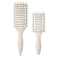 Yingbtr 2Pcs Curl Defining Vented Hair Brush for Curly & Wavy Hair, Detangling & Styling Tool
