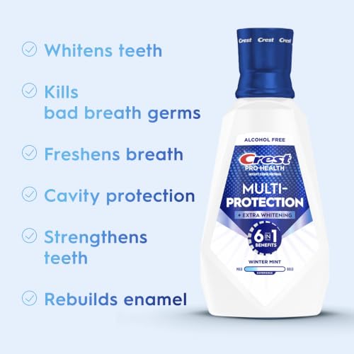 Crest Pro-Health Advanced Whitening Mouthwash, Alcohol Free, 946mL