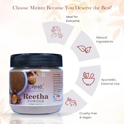 Pure Reetha Powder 100g | Natural Hair Care & Growth