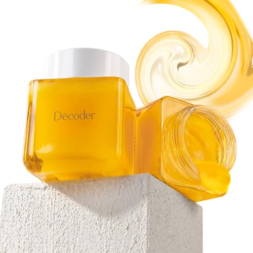 Decoder Honey Cleansing Jelly Skin Care Collagen Face Mask - 5% Honey, Niacinamide, Collagen, Hydrating and Glowing Face Mask for Anti-Aging, Oily and Dry Skin, At-Home Spa Treatment