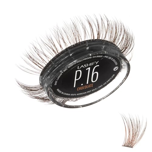 Lashify Plushy Gossamer 16mm Lashes Chocolate