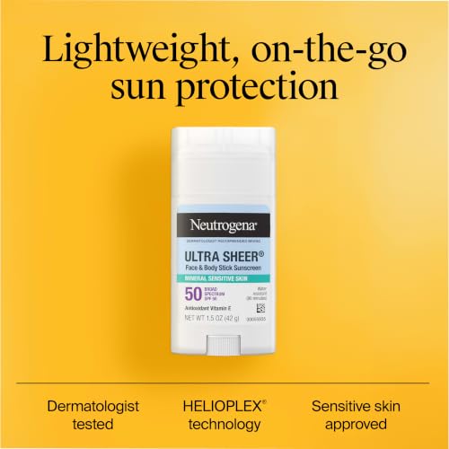 Neutrogena Ultra Sheer Mineral Sunscreen Stick SPF 50
