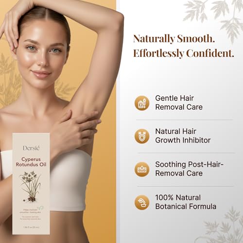 Cyperus Rotundus Oil for Hair Reduction - Natural Growth Inhibitor
