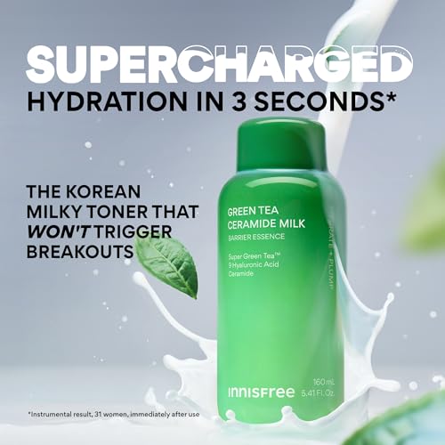 innisfree Green Tea Ceramide Milk - Hydrating Milky Toner