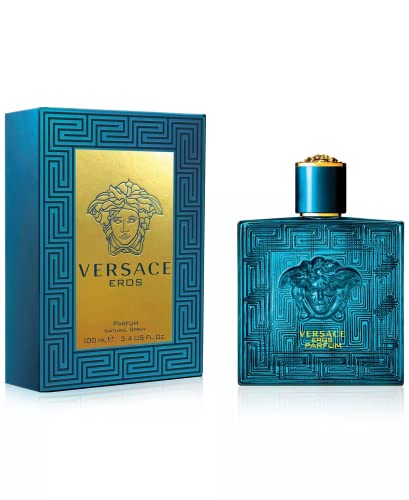 Versace Eros Parfum Spray for Men - 3.4 oz Woody Aromatic Cologne