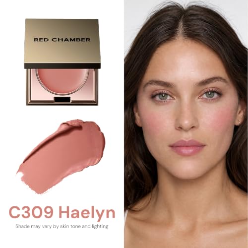 RED CHAMBER Blush, Multi-Purpose Cream Blush for Cheeks & Lips, Haelyn