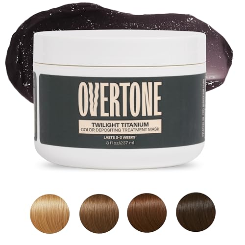 Overtone Semi-Permanent Hair Color Conditioner - Twilight Titanium, 8 oz