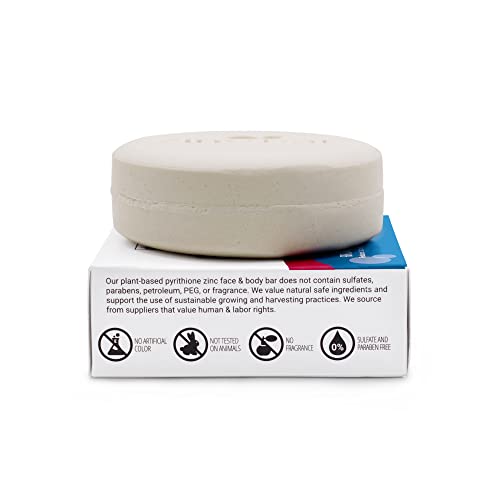 Dermaharmony 2% Pyrithione Zinc Face & Body Cleansing Bar (4 oz)