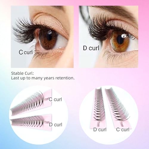 5D Premade Volume Lash Fans 0.07 C Curl 8-15mm Mix