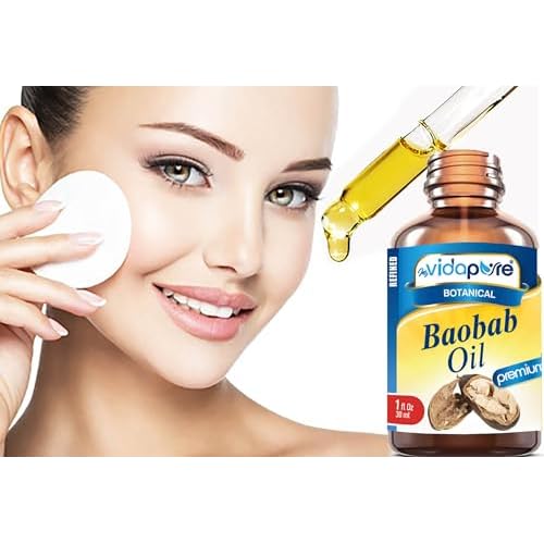MYVIDAPURE 100% Pure BAOBAB OIL WILD GROWTH RAW for Skin, Hair, Lip and Nail Care. (1 Fl Oz)