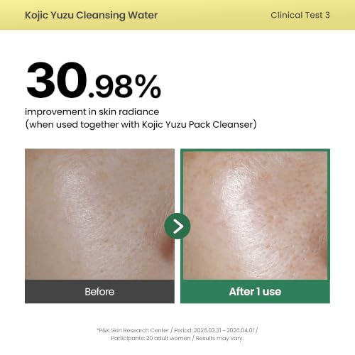 AXIS-Y Kojic Yuzu Cleansing Water - Brightening Micellar Makeup Remover