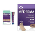 Mederma Scar Gel Treats Old and New Scars, 0.70oz and Silicone Scar Sheets Improves Scars Appearance, 4 Count