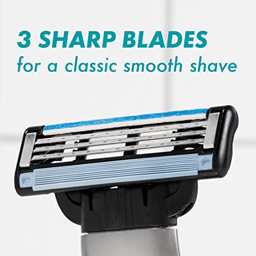 Gillette Mach3 Razor Refills for Men, 4 Razor Blade Refills (Pack of 2)