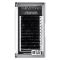 Lash Extensions 0.25mm B Curl 8mm Individual Eyelashes Tray