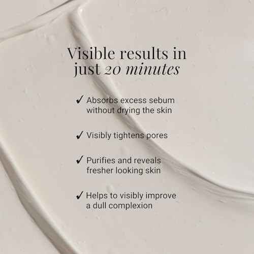 G.M. COLLIN Pure Mask | Purifying Clay Mask with Salicylic Acid for Oily Skin | Pore Minimizing & Redness Relief | Absorbs Oil & Visibly Refines Pores