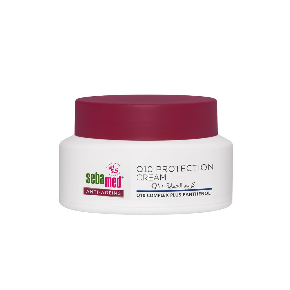New Sebamed Anti Aging Q10 Protection Cream 50 ml. , PH 5.5 for sensitive skin ,28 days to visibly less wrinkles ,...