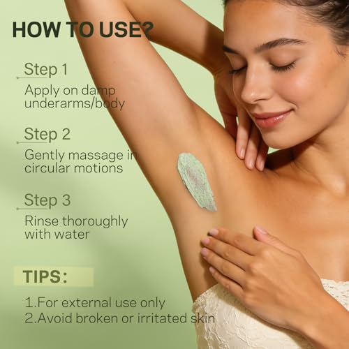 Green Tea Armpit Detox Scrub for Odor Control