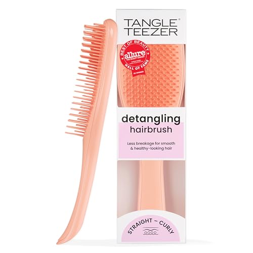 Tangle Teezer Detangler Brush for Straight to Wavy Hair - Apricot
