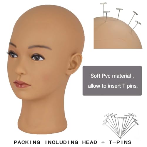 HAIRWAY Professional Bald Mannequin Head - Wig Making & Display
