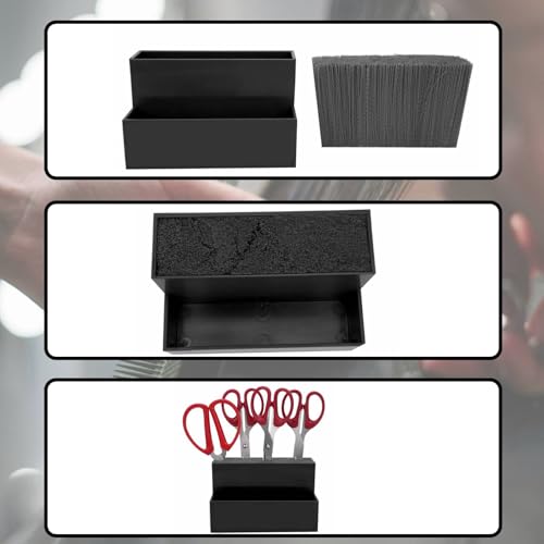 Salon Scissor Holder Rack - 12-Pair Barber Storage Organizer