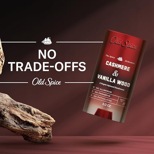 Old Spice Aluminum Free Deodorant, Cashmere Vanilla Wood