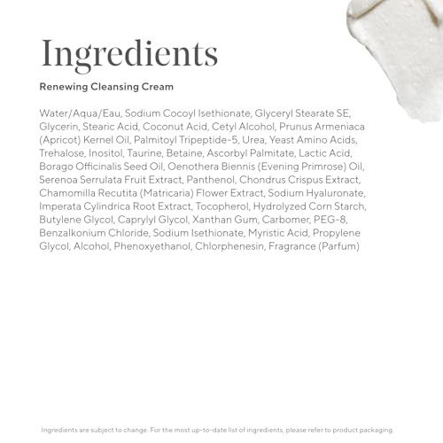 Murad Renewing Cleansing Cream - Age-Defying Gentle Face Wash with Lactic Acid & Vitamin E for Luxurious Smooth Skin - Apricot, Starflower and Peptides to Clean & Nourish Dry Skin & Wrinkles