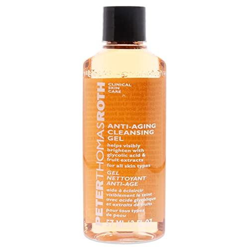 Peter Thomas Roth | Anti-Aging Cleansing Gel | Face Wash with Anti-Wrinkle Technology, Exfoliates with Glycolic Acid and Salicylic Acid, 2.0 Fl Oz