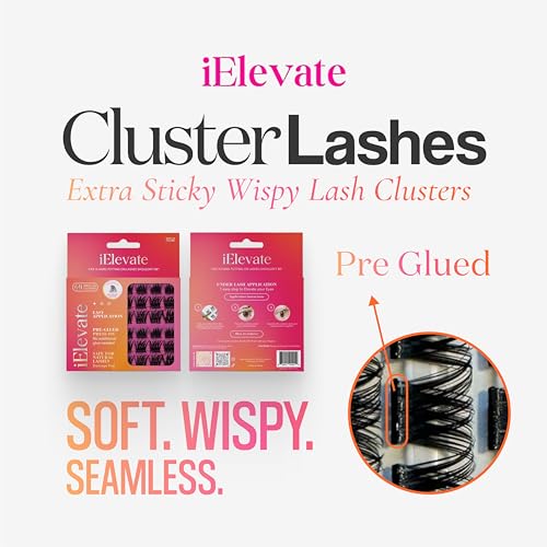 Self-Adhesive Cluster Lashes 60 Count with Applicator Tweezer