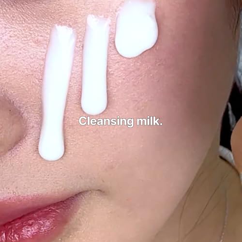Aloe Fermentation Cleansing Milk, Hydrating Makeup Remover with Organic Aloe & Rice, Creamy Cleanser for Dry, Sensitive Skin, Supports Skin Barrier, Korean Skincare, 6.76 fl oz (200ml)