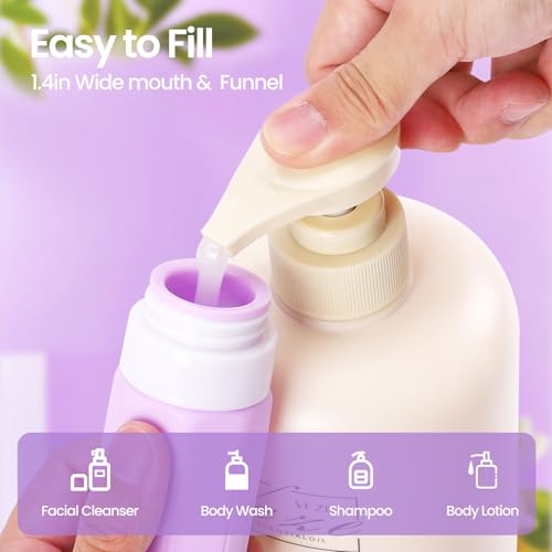 Redfly Travel Bottles Set - 17 Pack TSA Approved Leak-Proof Containers