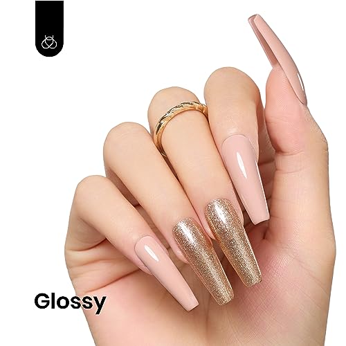 Beetles Nude Gel Polish, Hazelnut Milk, 15ML Nail Polish