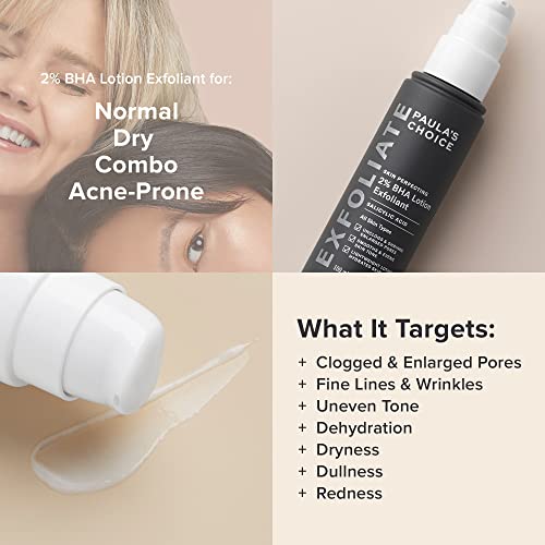Paula's Choice Skin Perfecting 2% BHA Salicylic Acid Exfoliant 3.3 Fl Oz Bottle