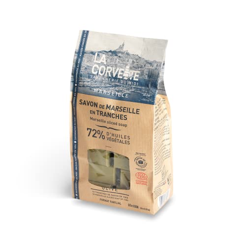 La Corvette bag of OLIVE Marseille soap, bulk 1kg : 10x100g - COSMOS NATURAL